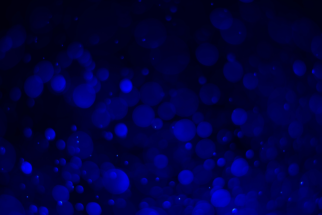 blue bokeh