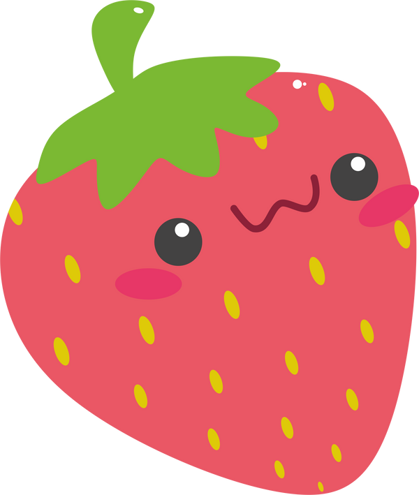 Cute Strawberry Cartoon